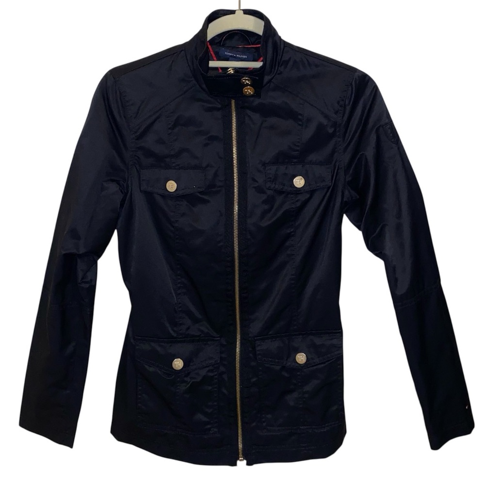 Women's Black Tommy Hilfiger Jacket